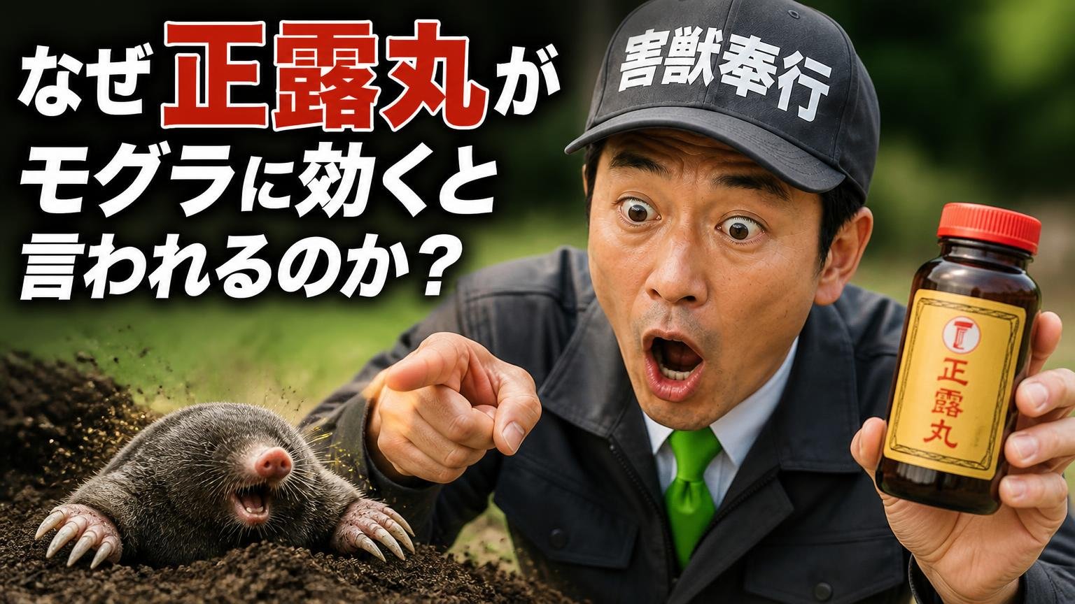 なぜ正露丸がモグラに効くと言われるのか