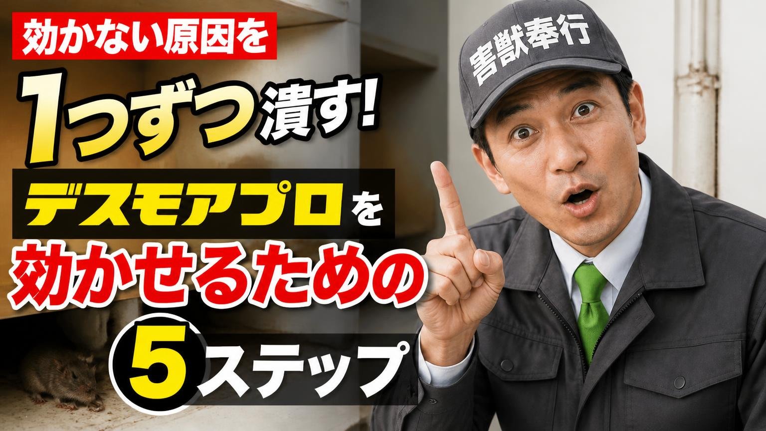 効かない原因を1つずつ潰す｜デスモアプロを効かせるための5ステップ