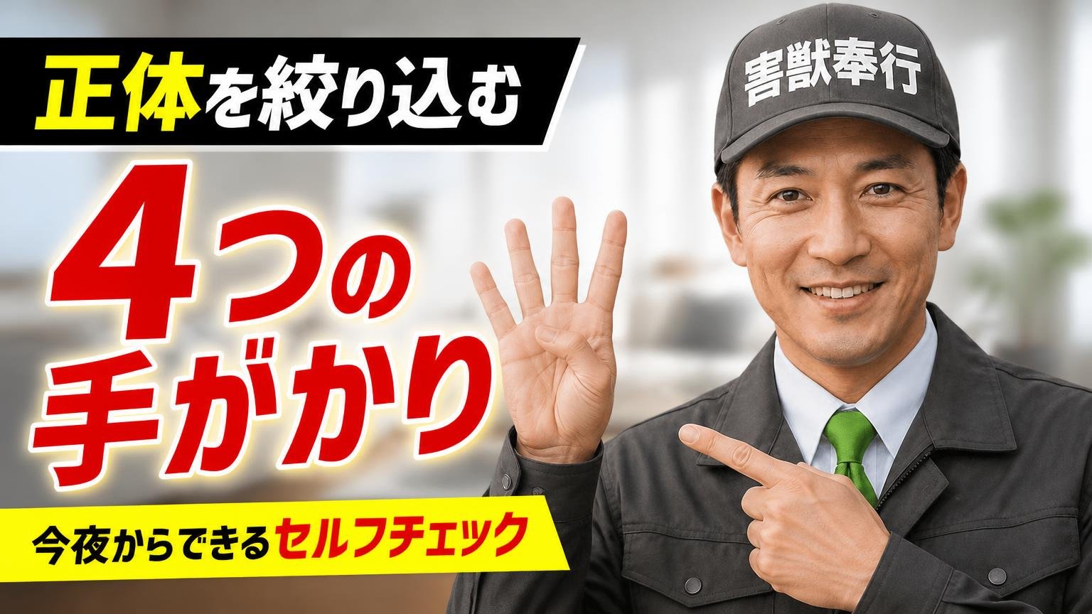 正体を絞り込む4つの手がかり|今夜からできるセルフチェック