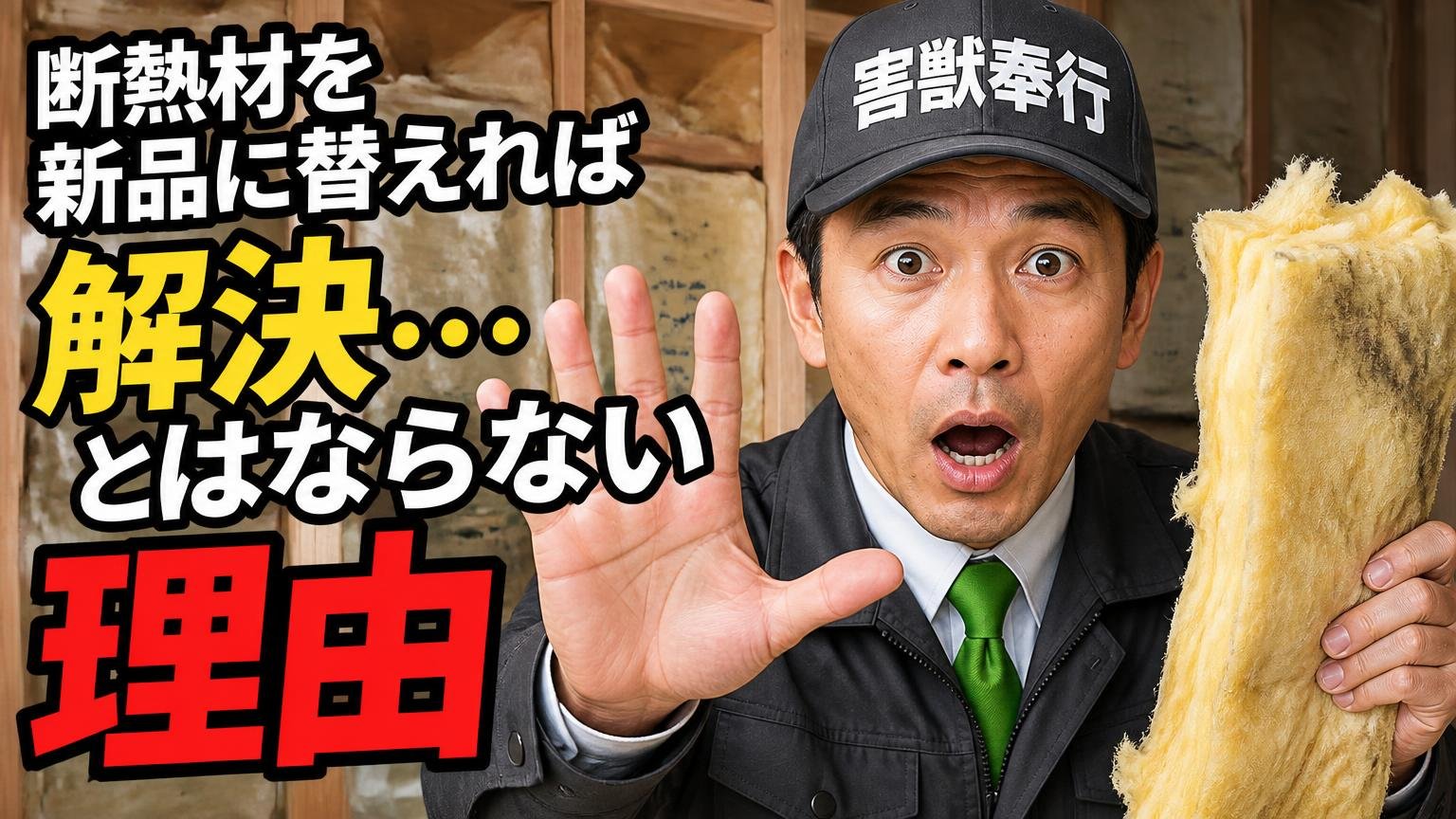 断熱材を新品に替えれば解決…とはならない理由