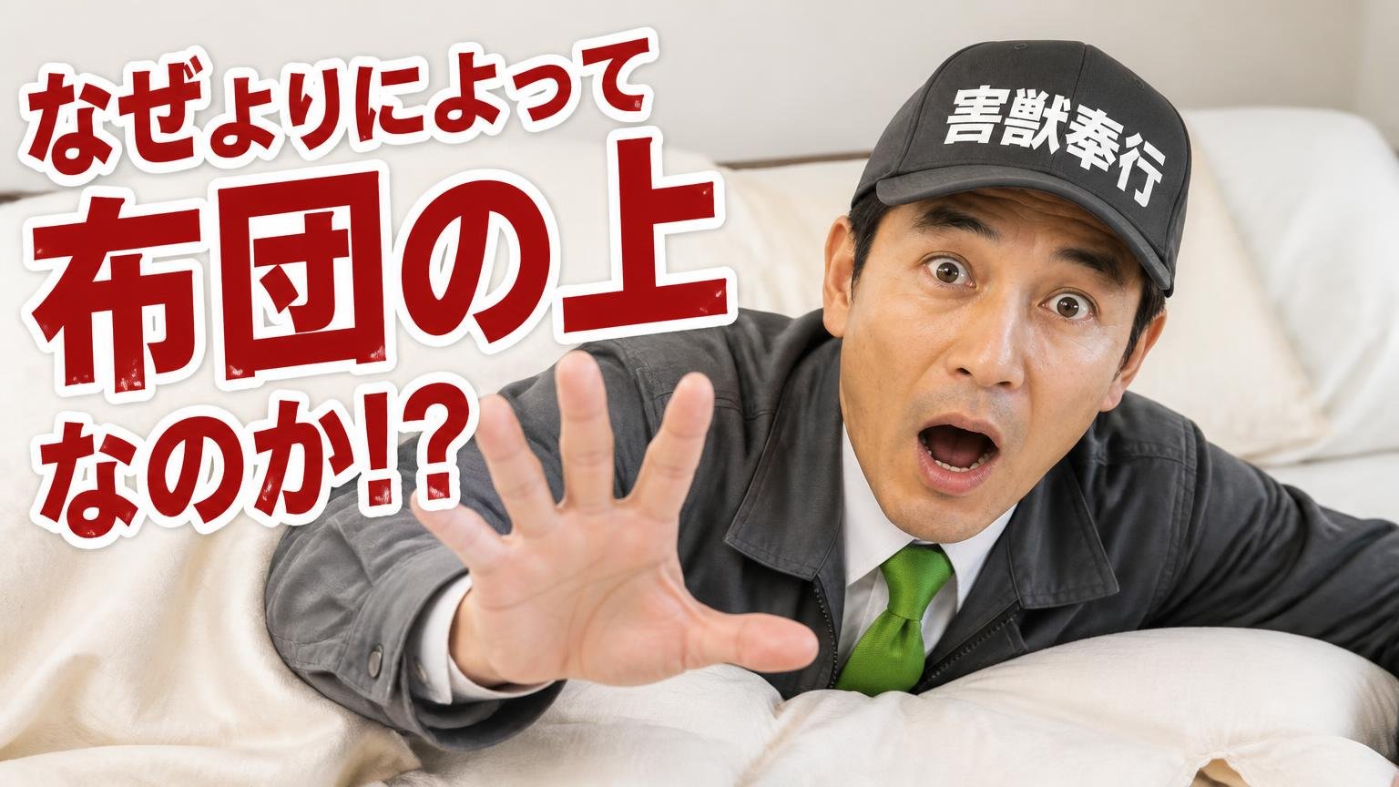 なぜ「よりによって布団の上」なのか