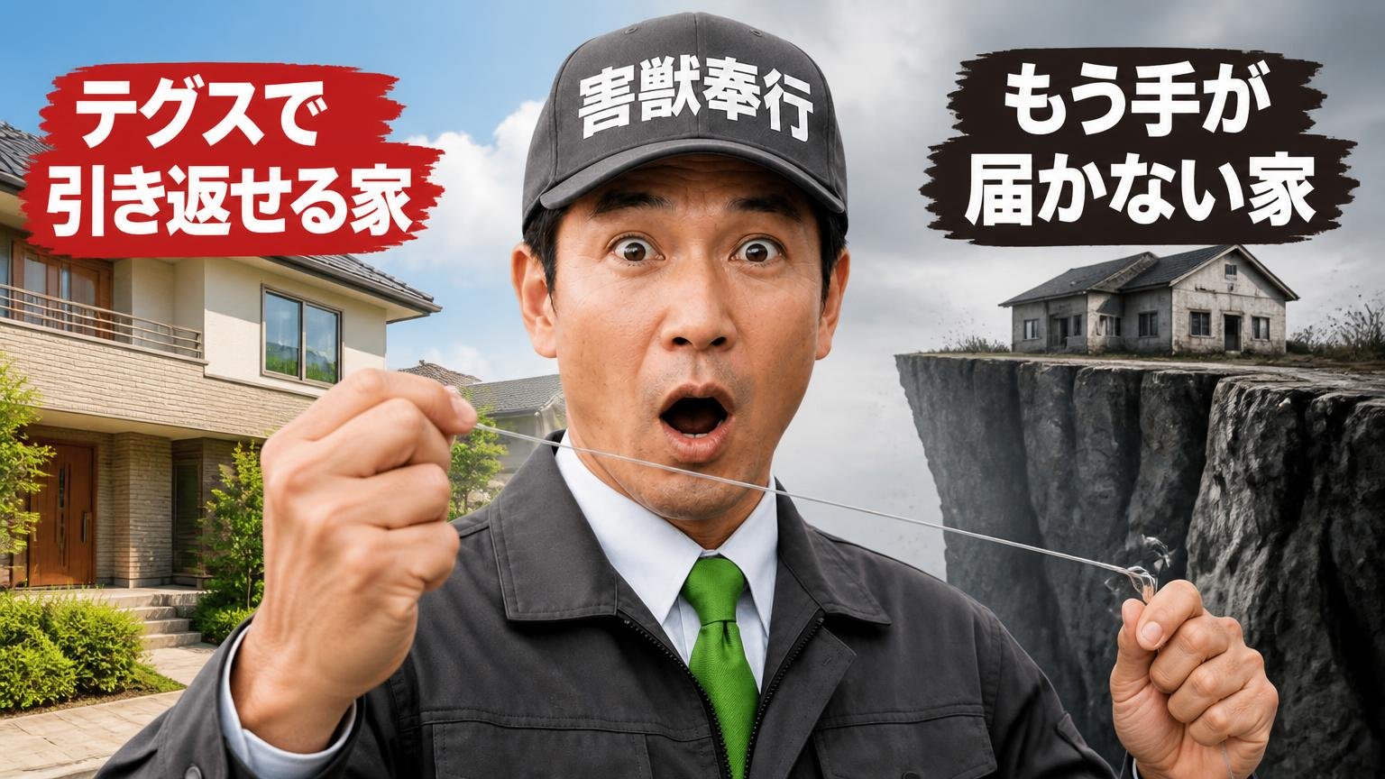 【判定】あなたの家は「テグスで引き返せる家」か「もう手が届かない家」か