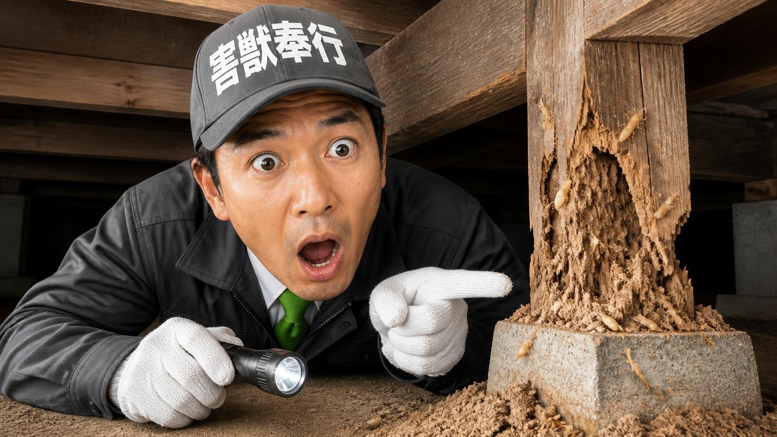 床下からの音なら、シロアリの線も消さないでください