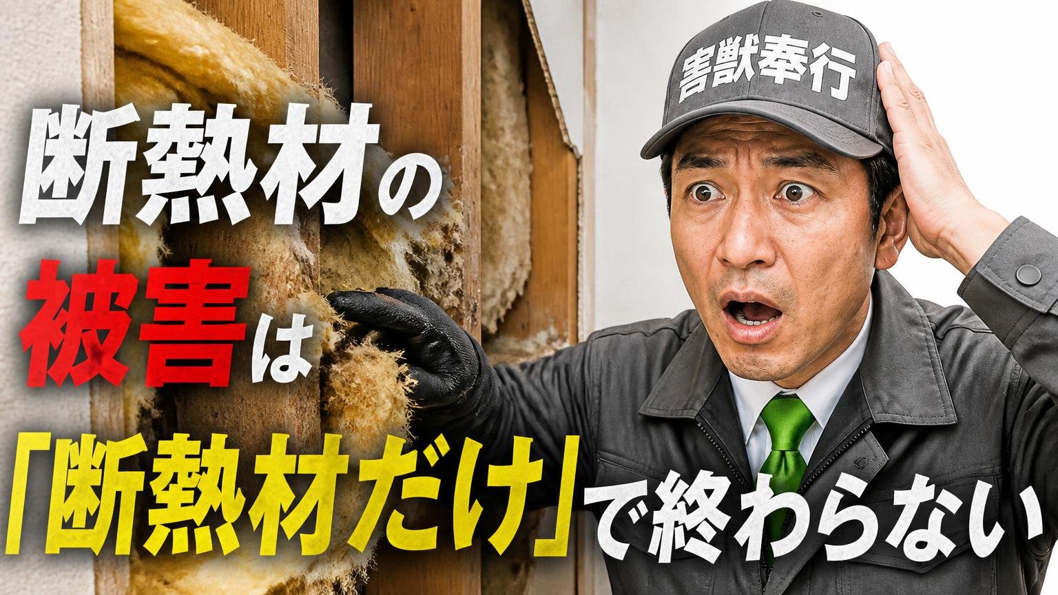 断熱材の被害は「断熱材だけ」で終わらない
