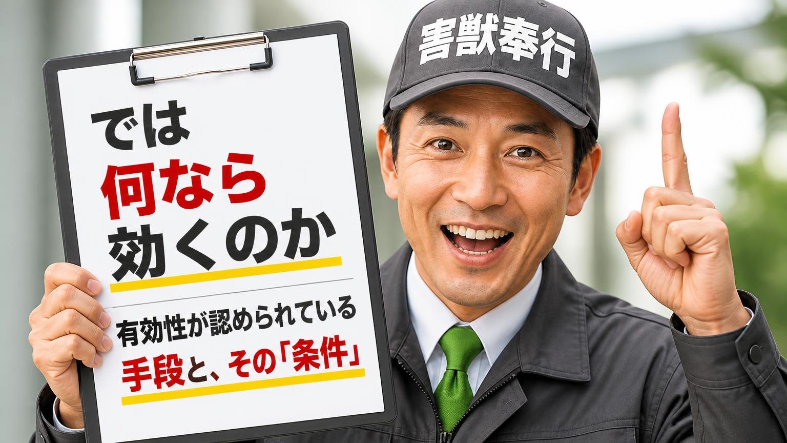 では何なら効くのか|有効性が認められている手段と、その「条件」