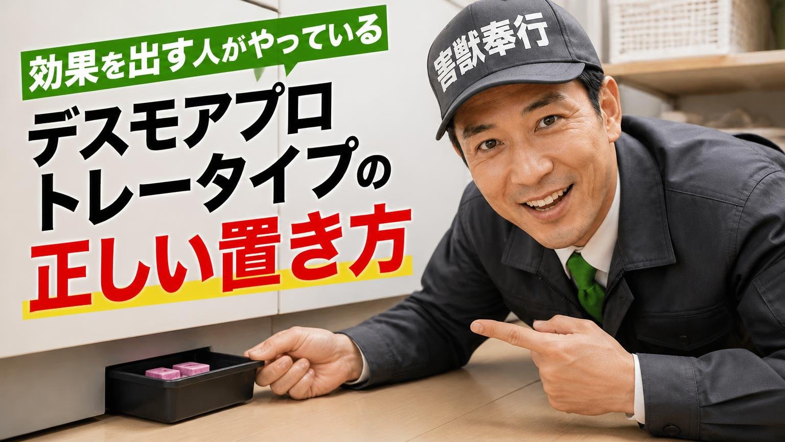 効果を出す人がやっている、デスモアプロ トレータイプの正しい置き方