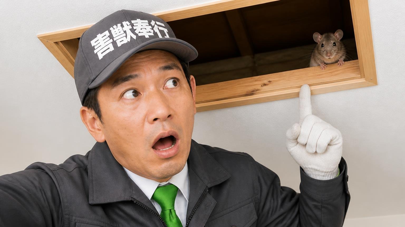 そもそも天井裏にいるのは、本当にネズミですか?