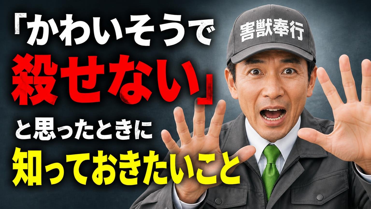 「かわいそうで殺せない」と思ったときに知っておきたいこと