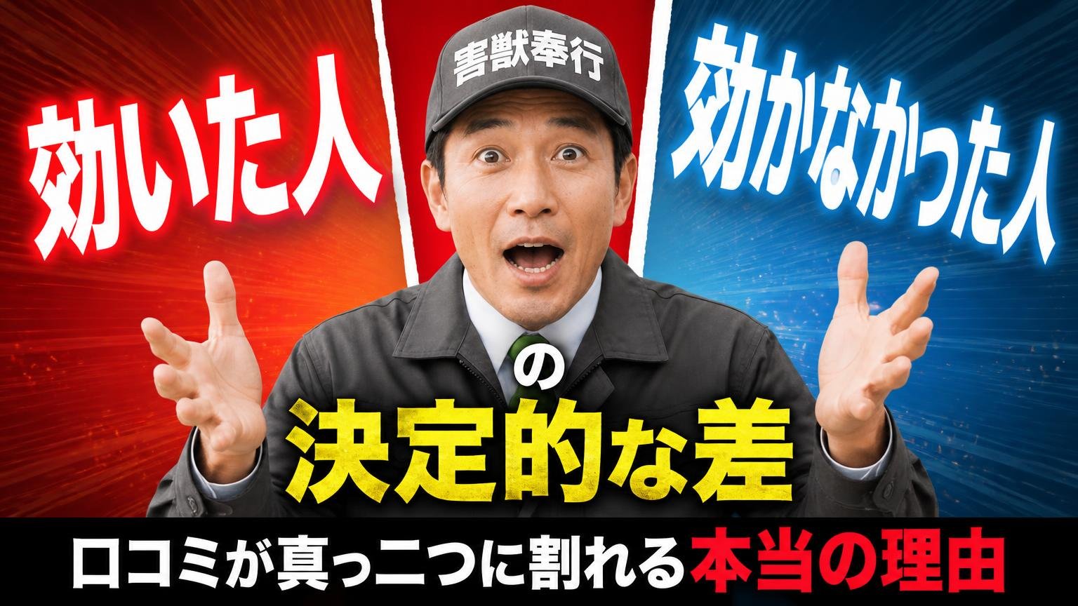 口コミが真っ二つに割れる本当の理由|効いた人と効かなかった人の決定的な差