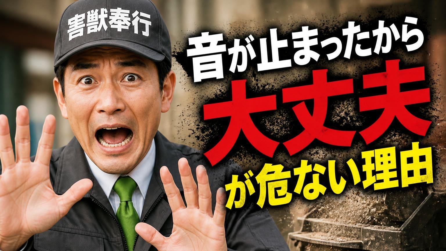 「音が止まったから大丈夫」が危ない理由