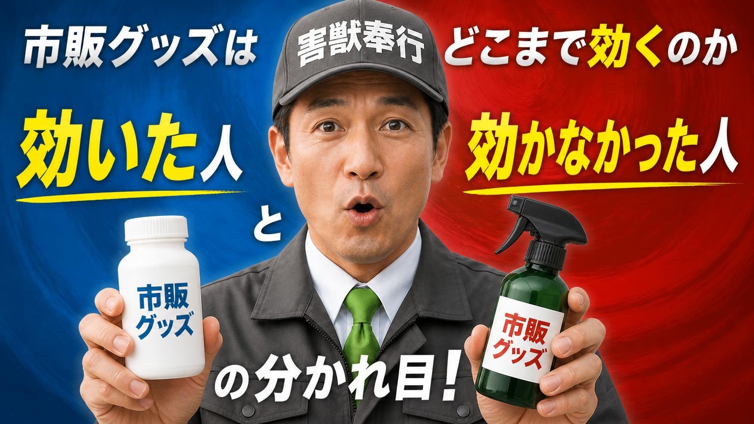 市販グッズはどこまで効くのか｜効いた人と効かなかった人の分かれ目