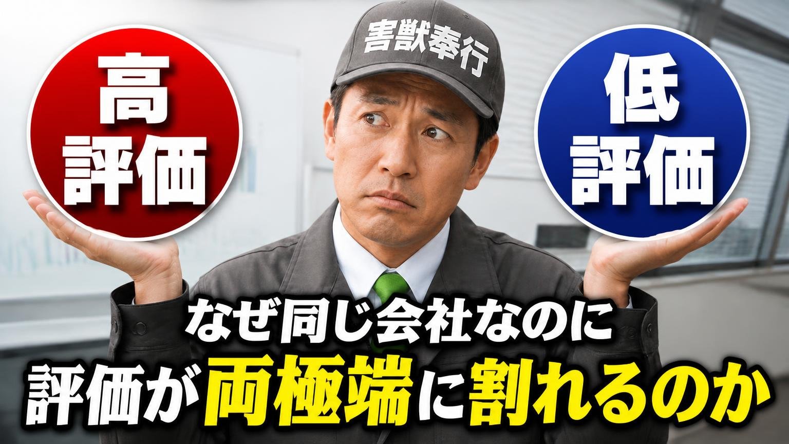 なぜ同じ会社なのに評価が両極端に割れるのか