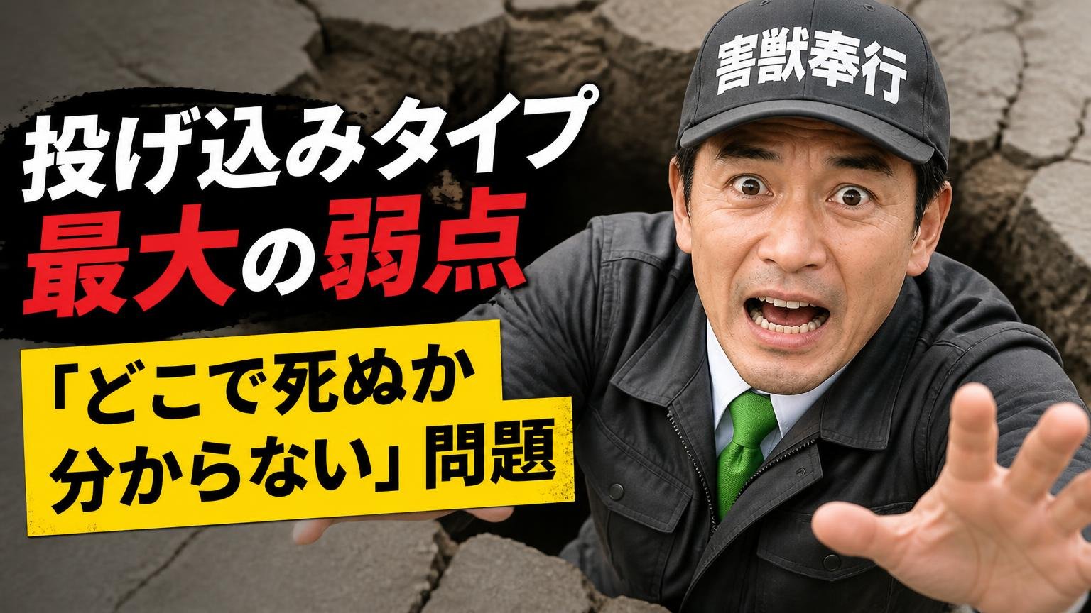 投げ込みタイプ最大の弱点|「どこで死ぬか分からない」問題