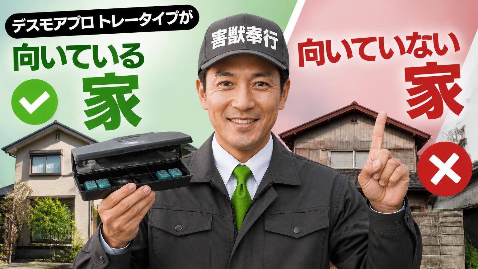 【判定】デスモアプロ トレータイプが「向いている家」と「向いていない家」