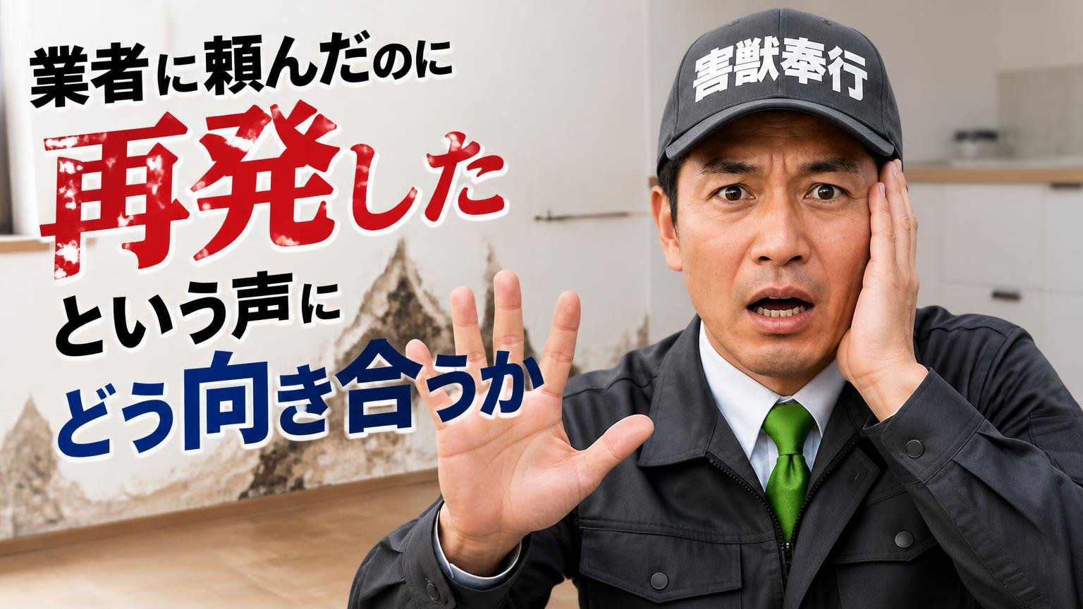 「業者に頼んだのに再発した」という声にどう向き合うか