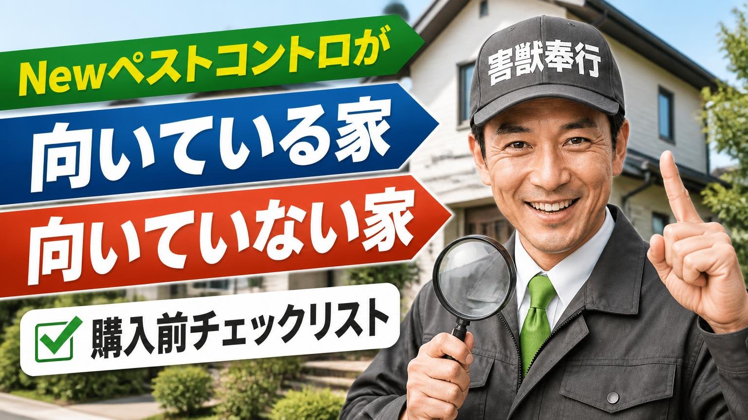 Newペストコントロが向いている家・向いていない家【購入前チェックリスト】