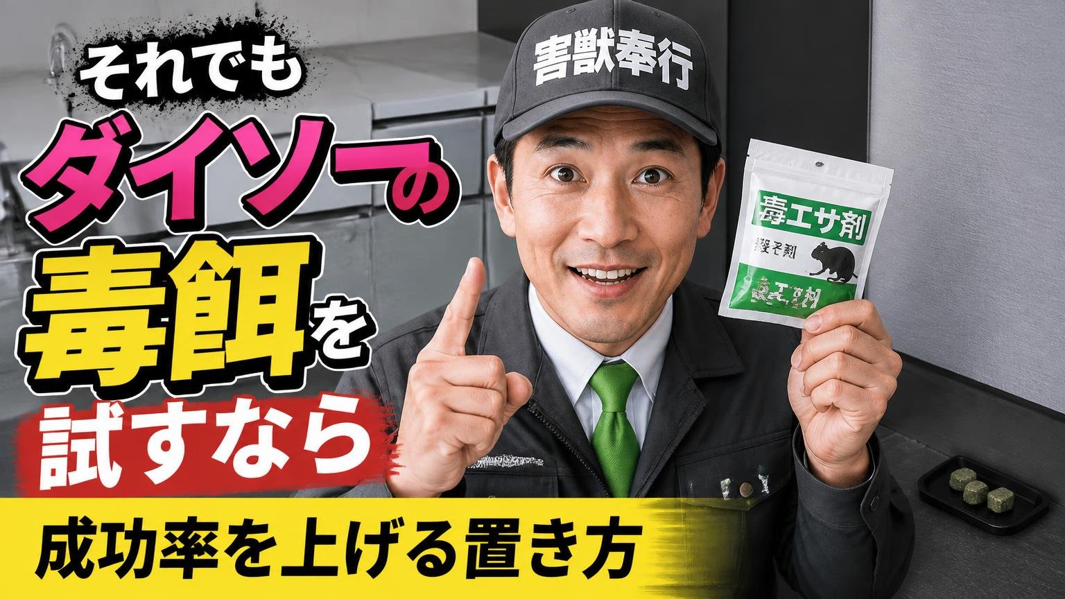 それでもダイソーの毒餌を試すなら|成功率を上げる置き方