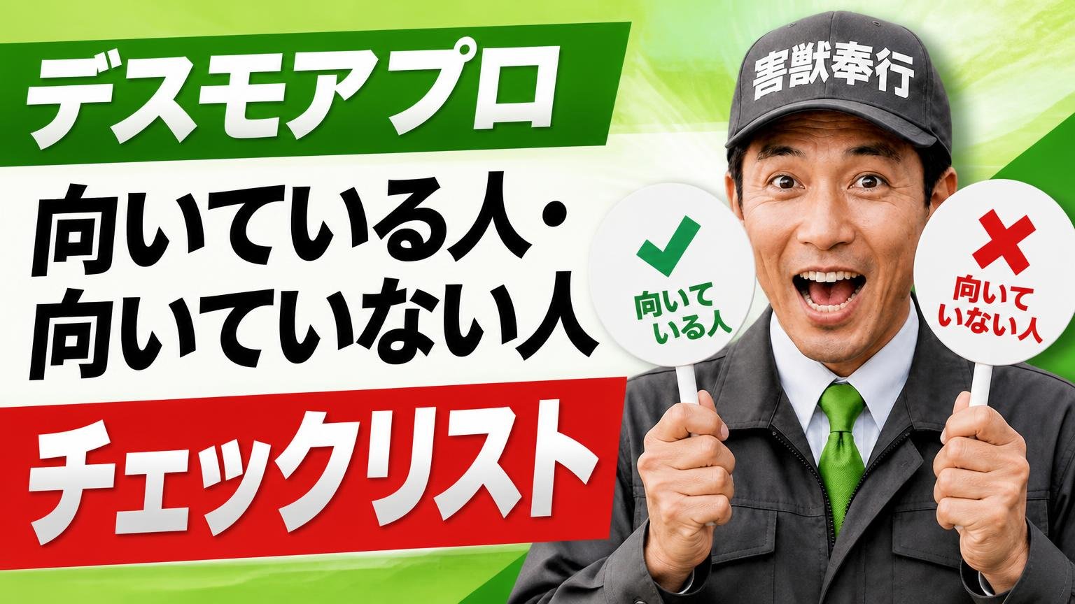 デスモアプロが向いている人・向いていない人【チェックリスト】