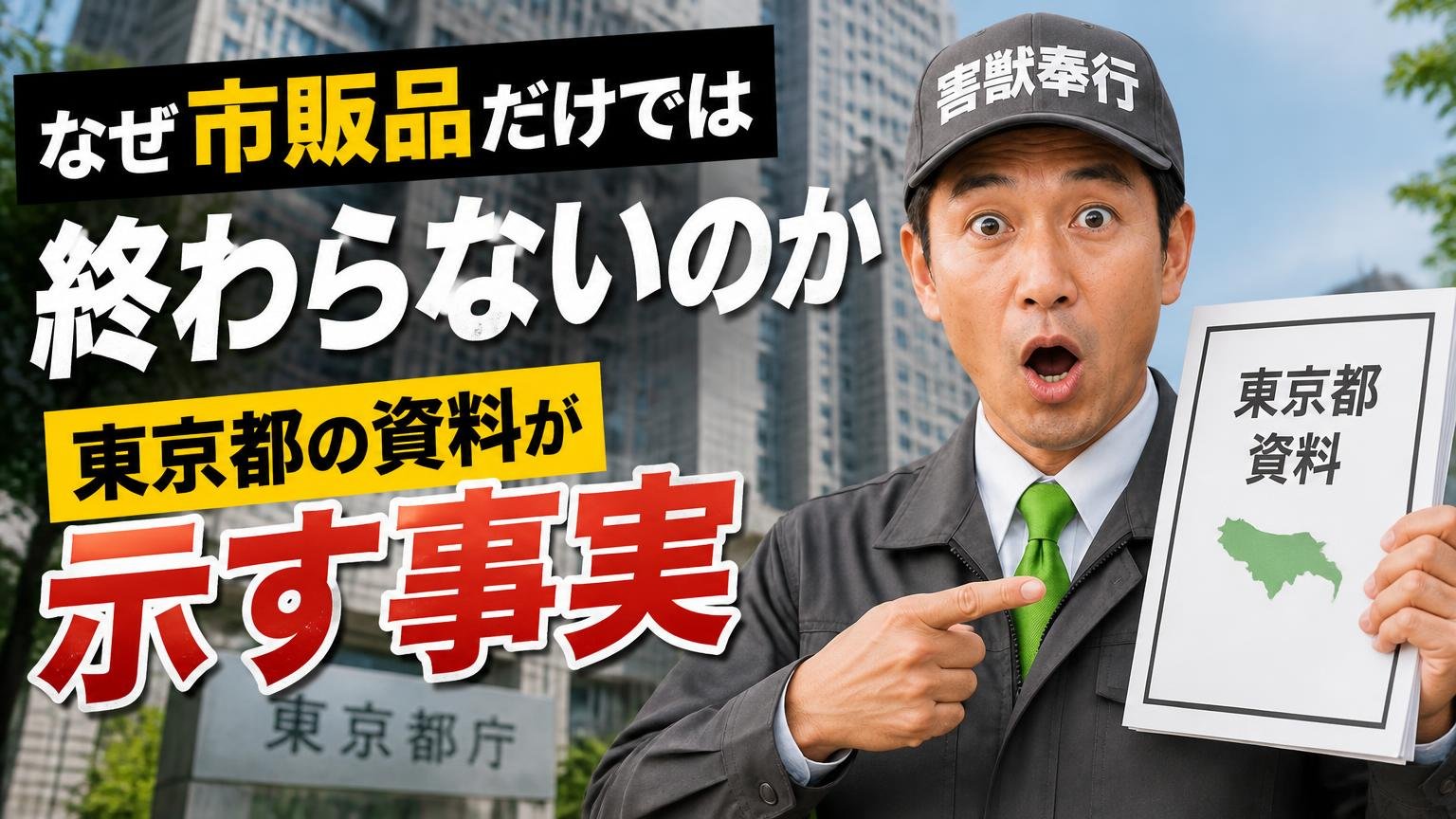 なぜ市販品だけでは終わらないのか|東京都の資料が示す事実