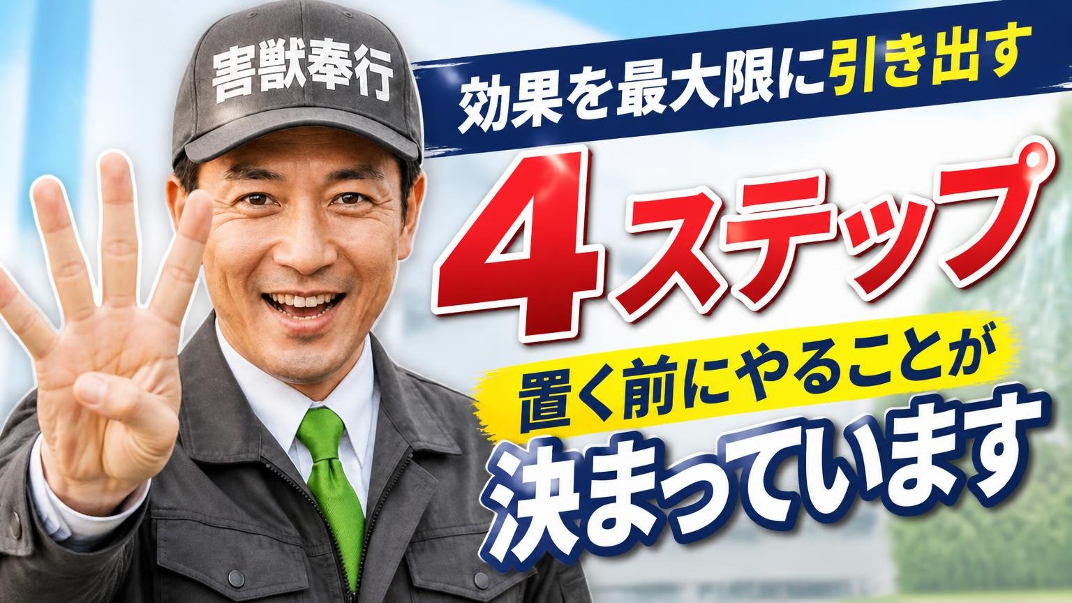 効果を最大限に引き出す4ステップ|置く前にやることが決まっています