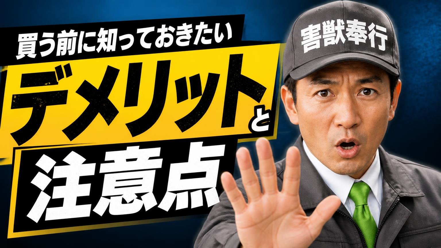 買う前に知っておきたいデメリットと注意点