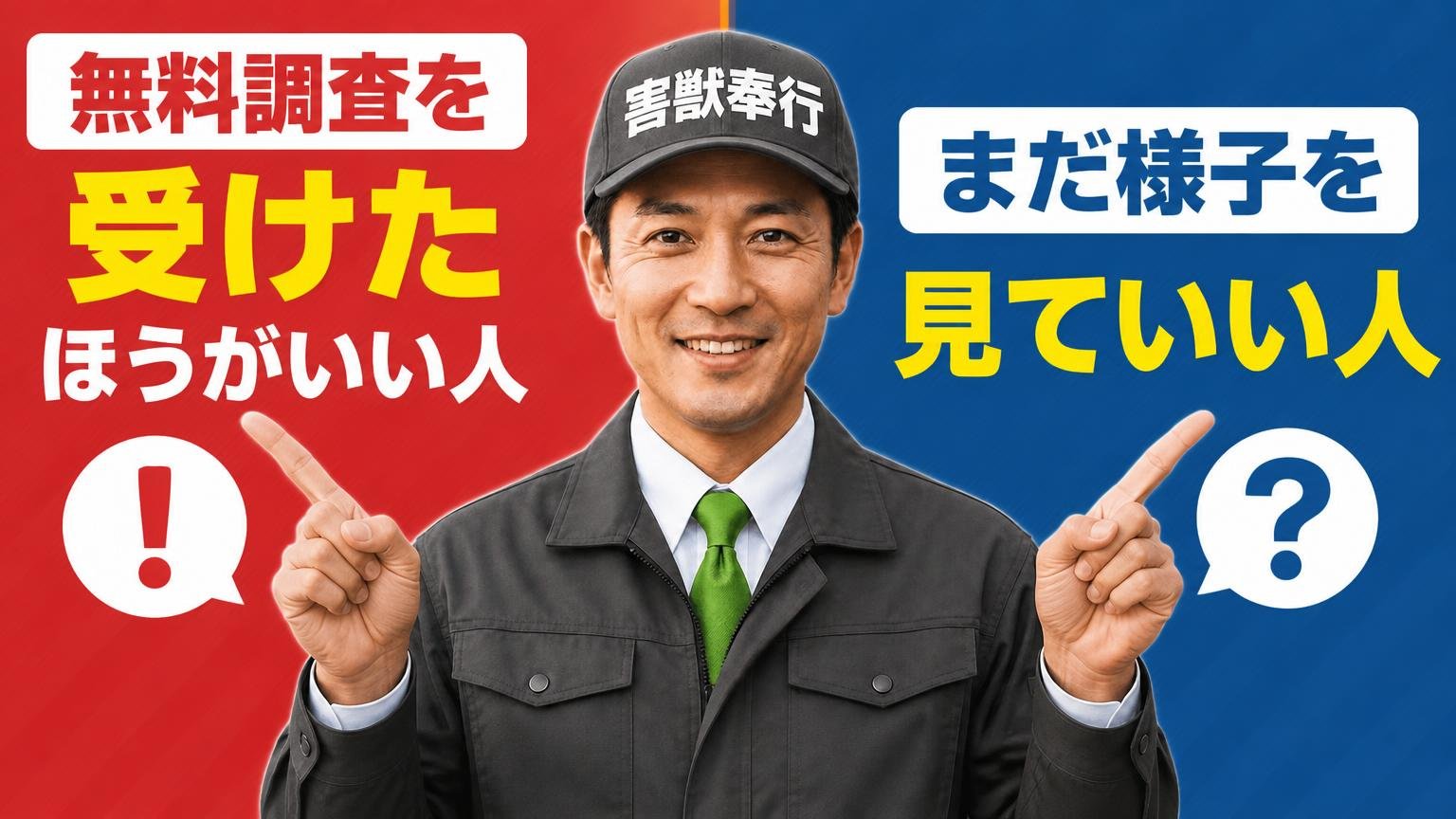 「無料調査を受けたほうがいい人」と「まだ様子を見ていい人」