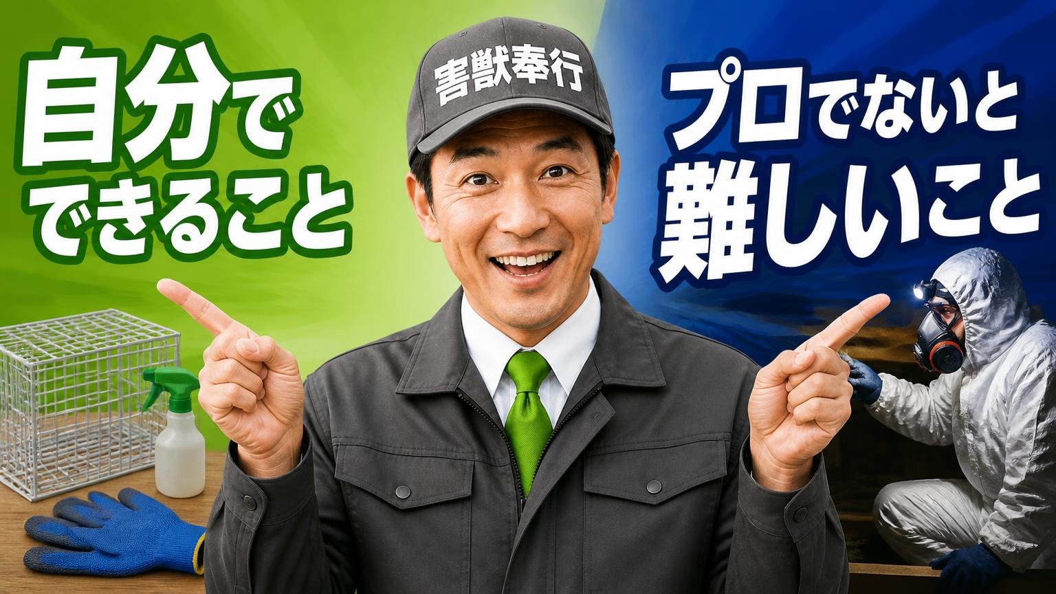 自分でできること/プロでないと難しいこと