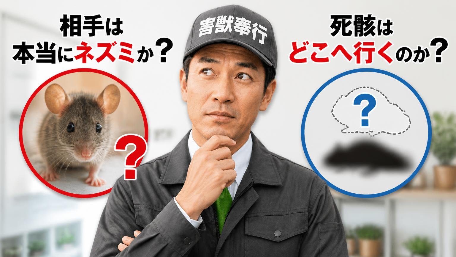 買う前に確かめたい2つのこと:相手は本当にネズミか、死骸はどこへ行くのか