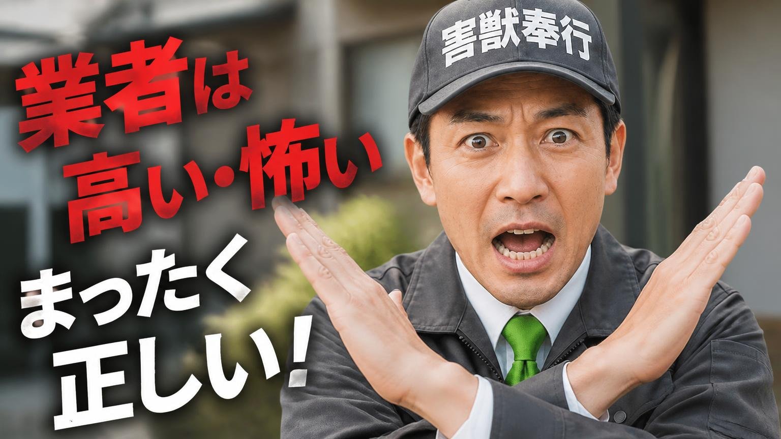 「業者は高い・怖い」というあなたの警戒心は、まったく正しい