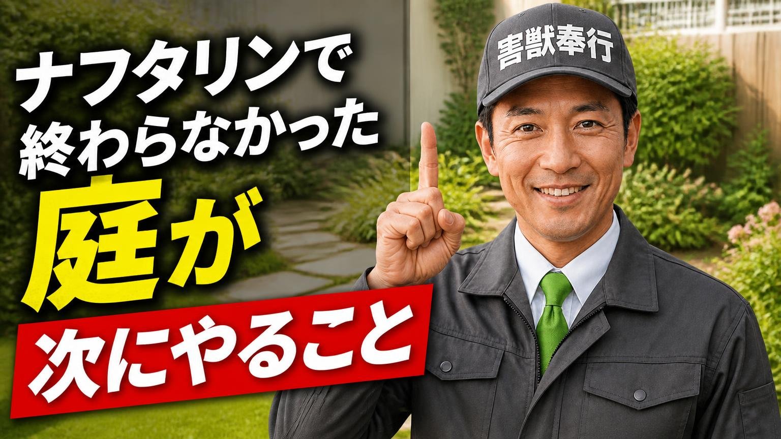 ナフタリンで終わらなかった庭が、次にやること