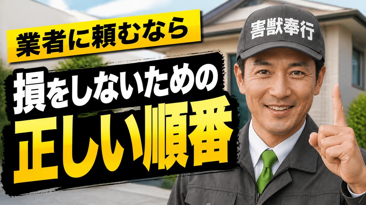 業者に頼むなら|損をしないための正しい順番