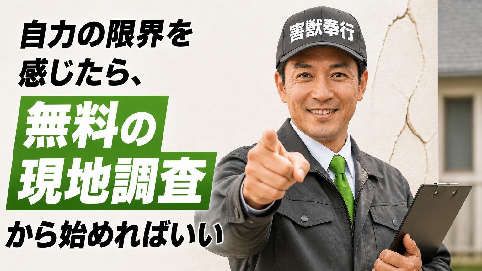 自力の限界を感じたら、無料の現地調査から始めればいい