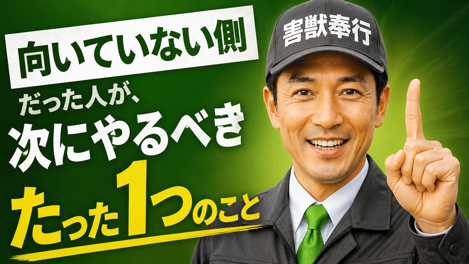 「向いていない側」だった人が、次にやるべきたった1つのこと