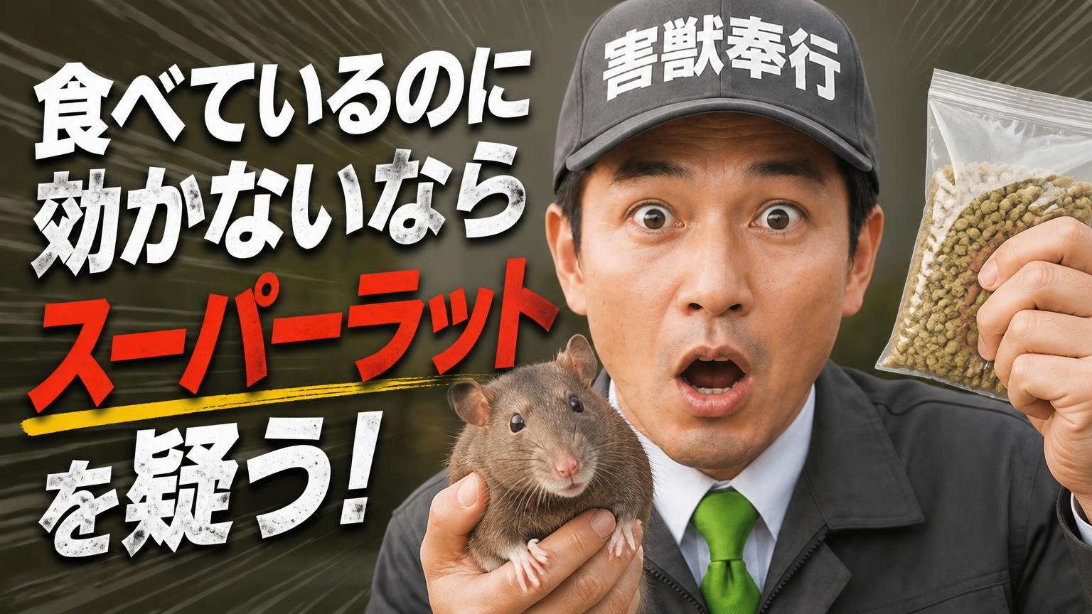 食べているのに効かないならスーパーラットを疑う