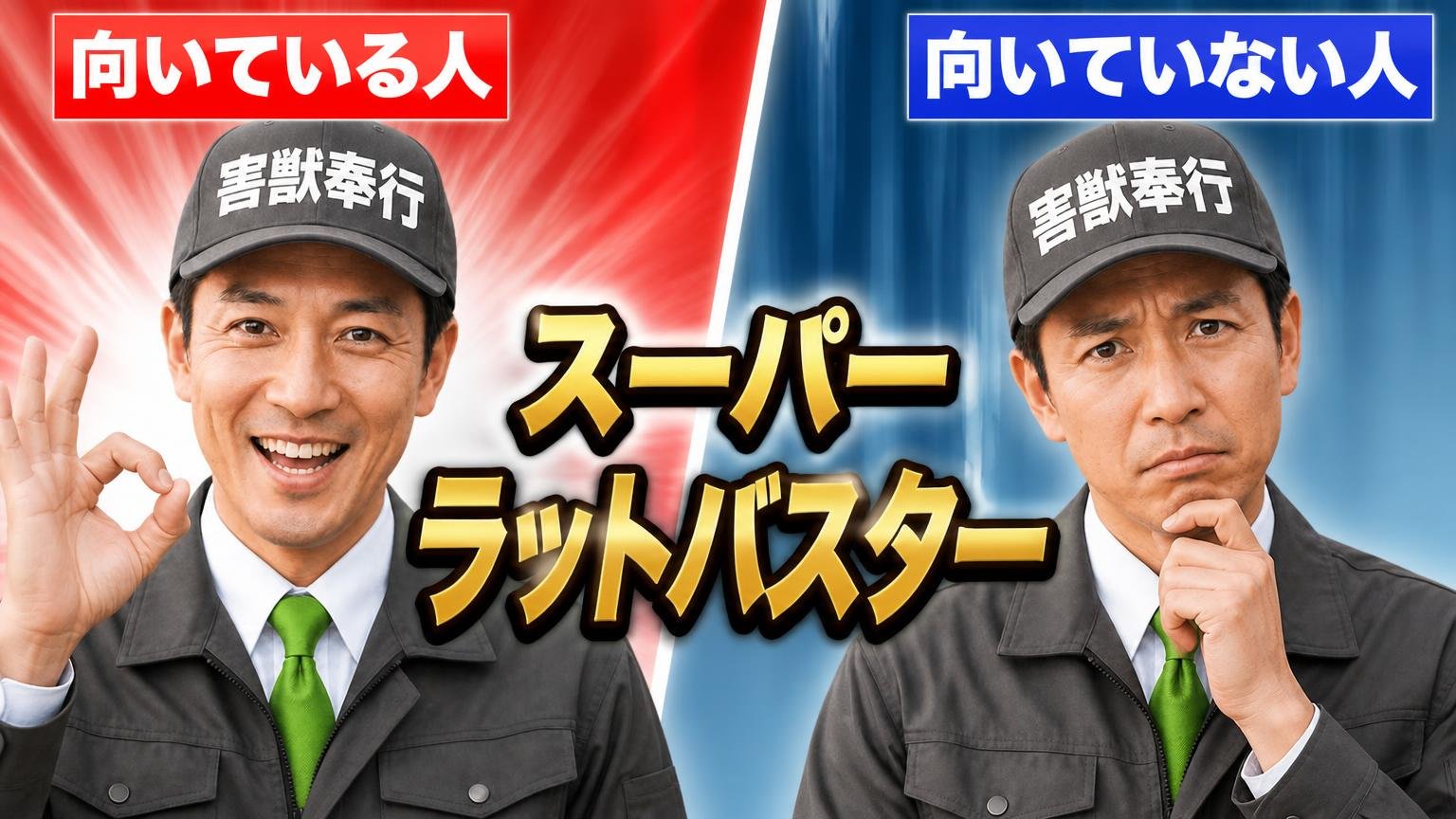 スーパーラットバスターが向いている人・向いていない人