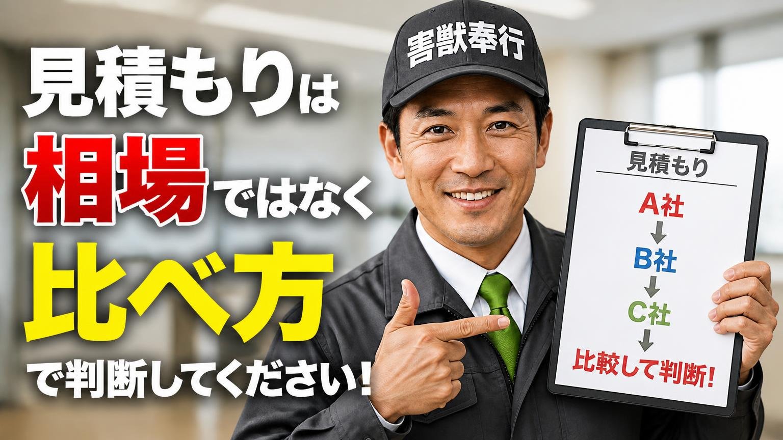 見積もりは「相場」ではなく「比べ方」で判断してください