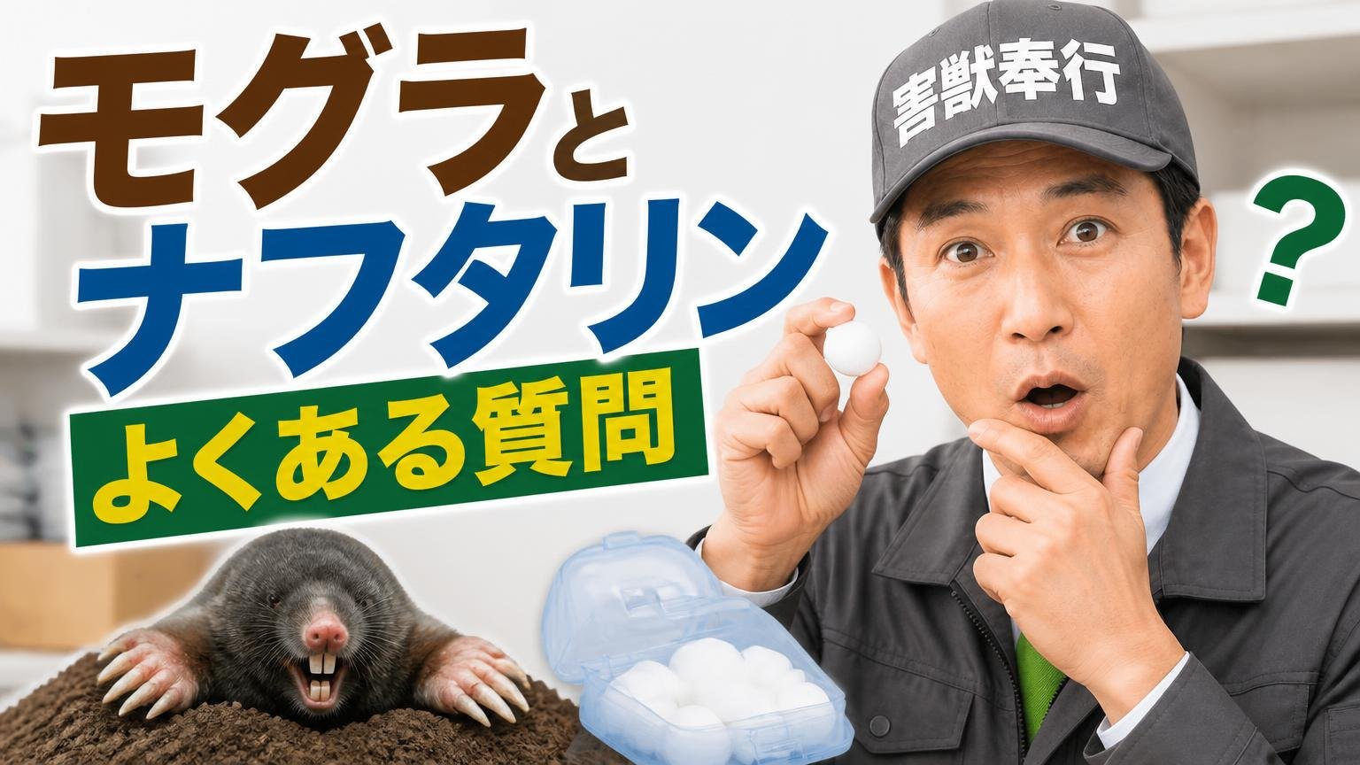 モグラとナフタリンについて、よくある質問