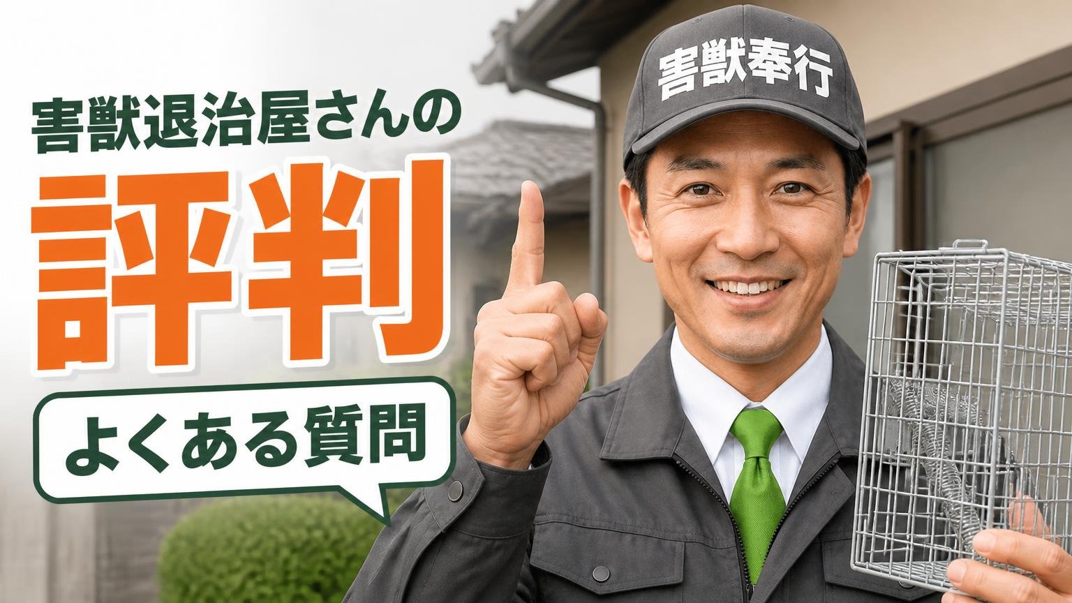 害獣退治屋さんの評判に関するよくある質問