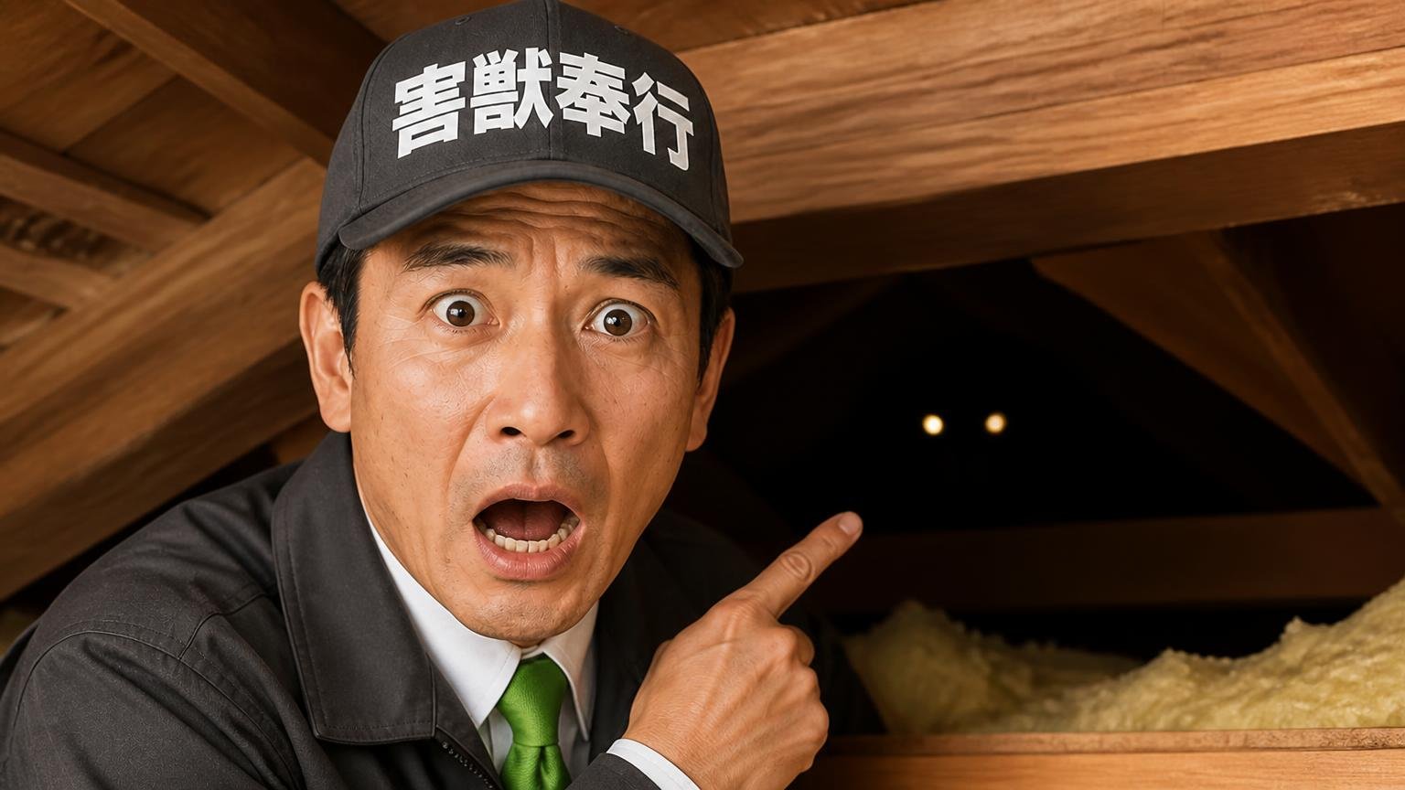 天井裏にいるのが、本当にネズミとは限らない