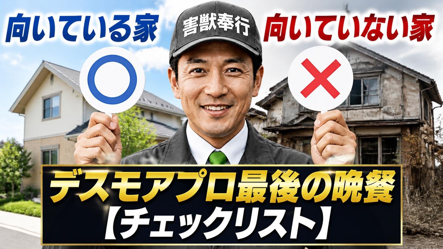 デスモアプロ最後の晩餐が向いている家・向いていない家【チェックリスト】