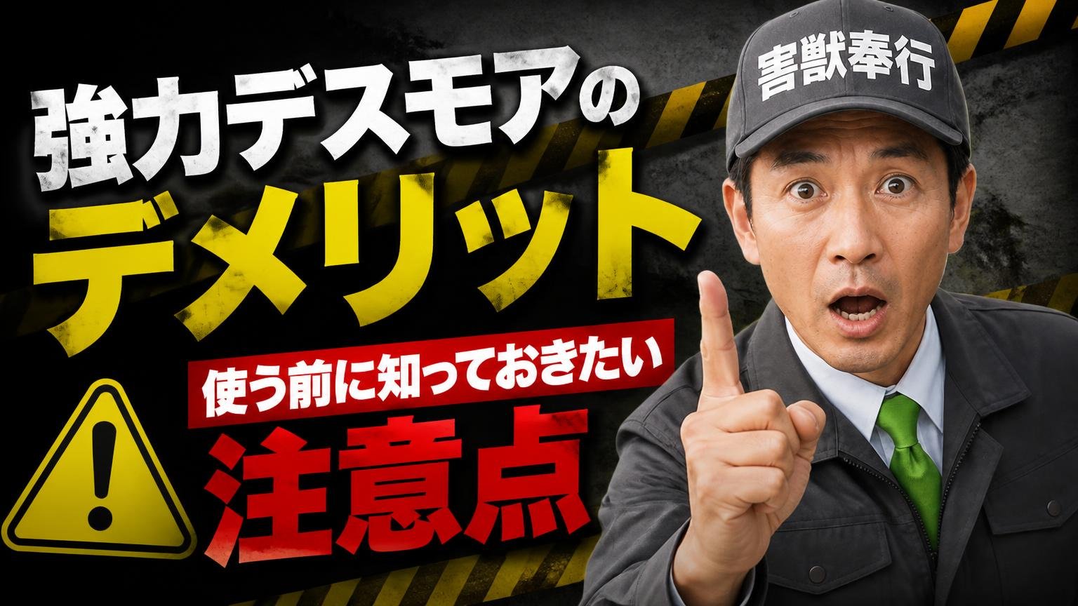強力デスモアのデメリットと使う前に知っておきたい注意点