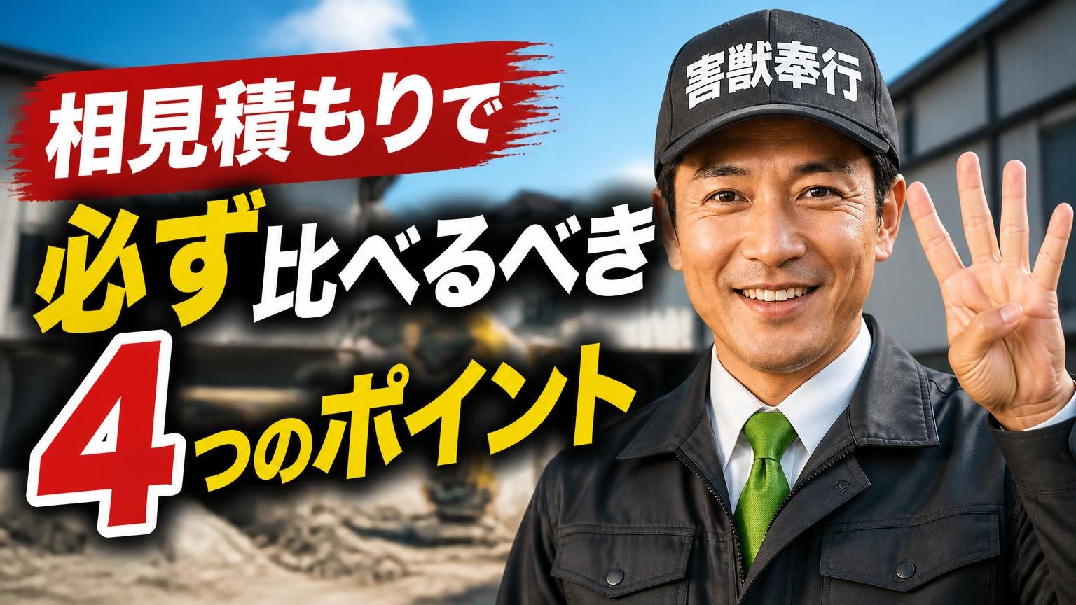 相見積もりで必ず比べるべき4つのポイント