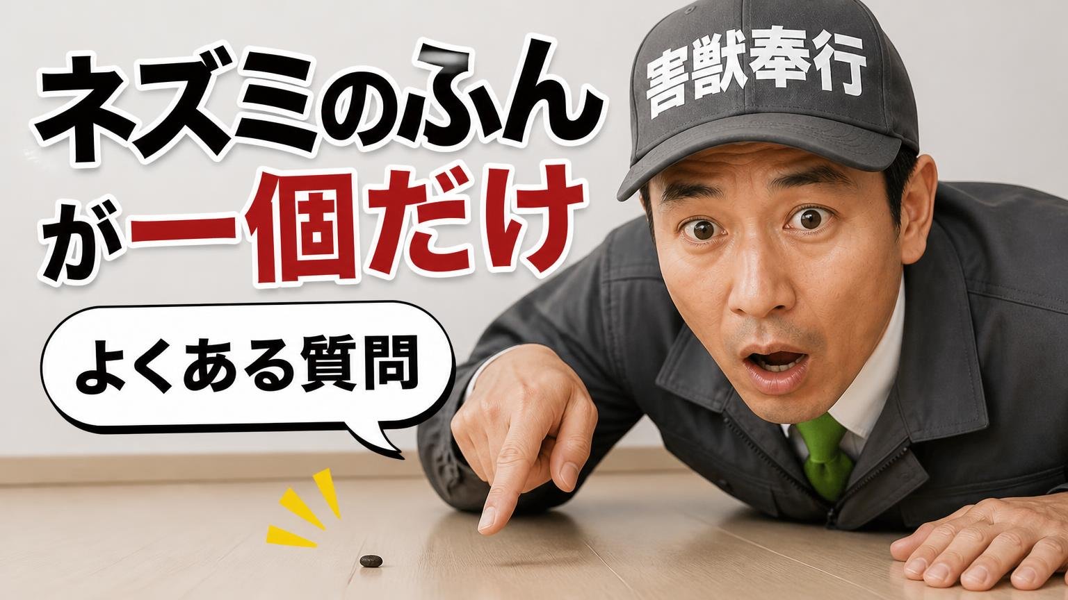 「ネズミのふんが一個だけ」でよくある質問