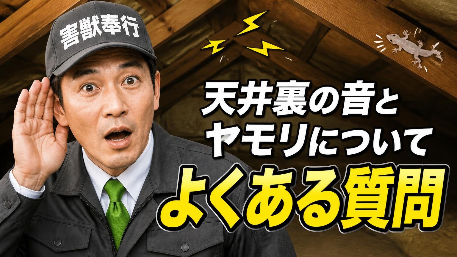 天井裏の音とヤモリについて、よくある質問