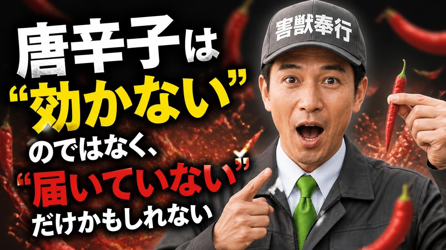 まとめ|唐辛子は「効かない」のではなく、「届いていない」だけかもしれない