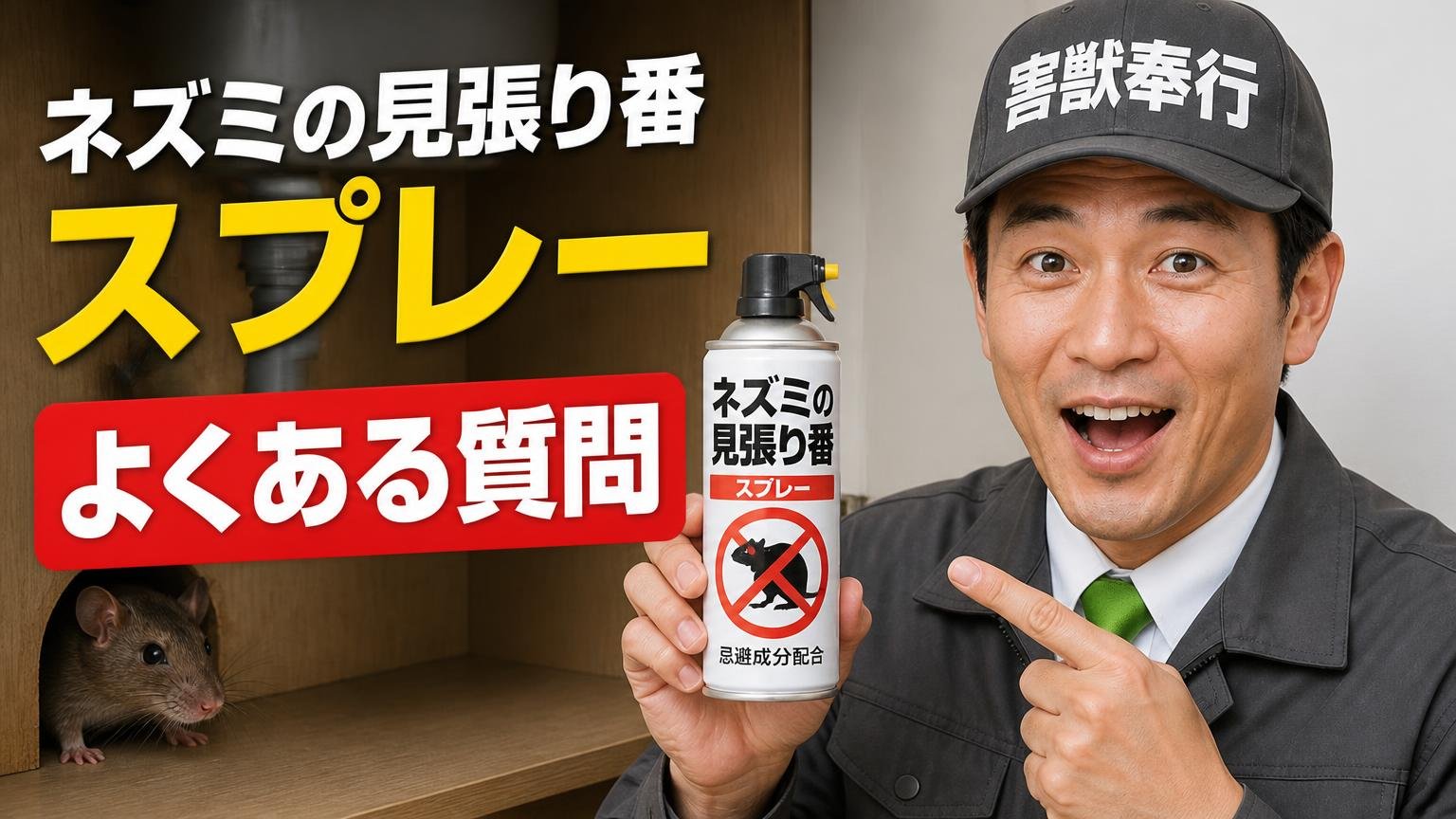 ネズミの見張り番スプレーについて、よくある質問