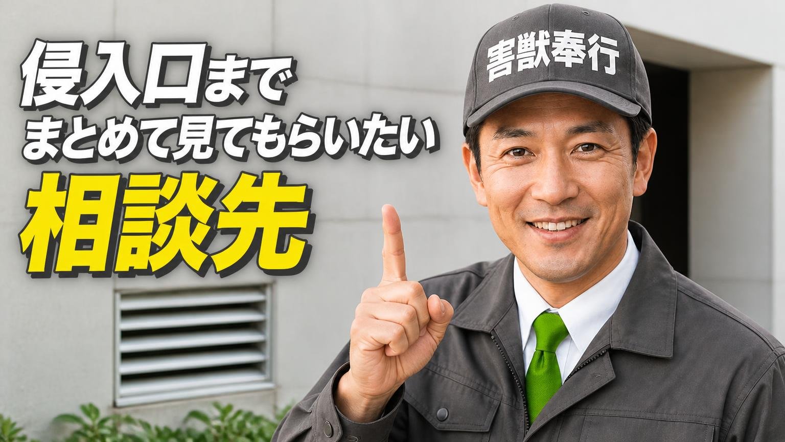 侵入口までまとめて見てもらいたいときの相談先