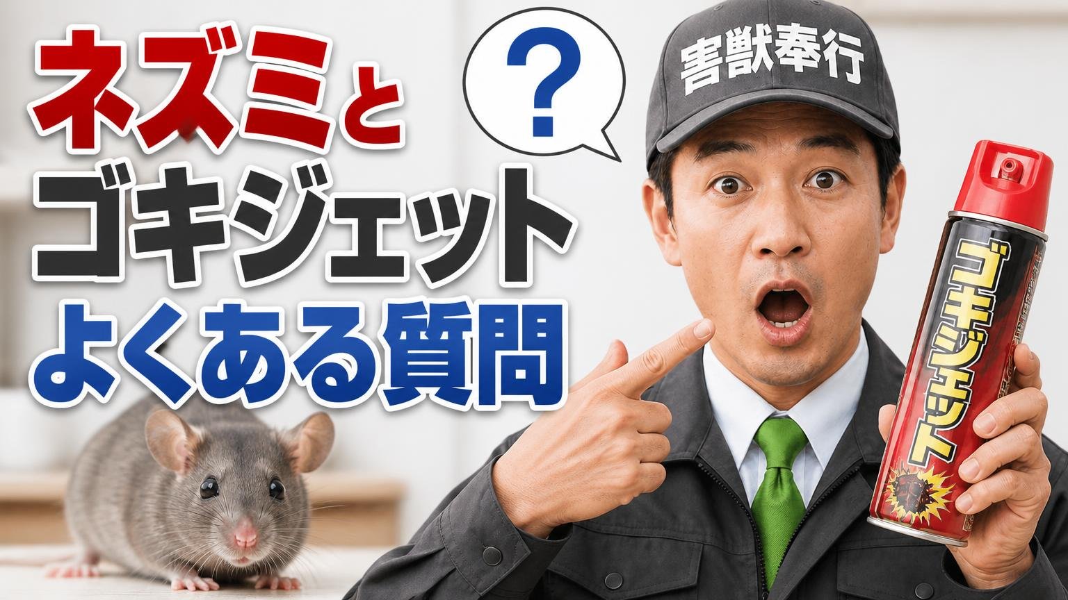 ネズミとゴキジェットについて、よくある質問