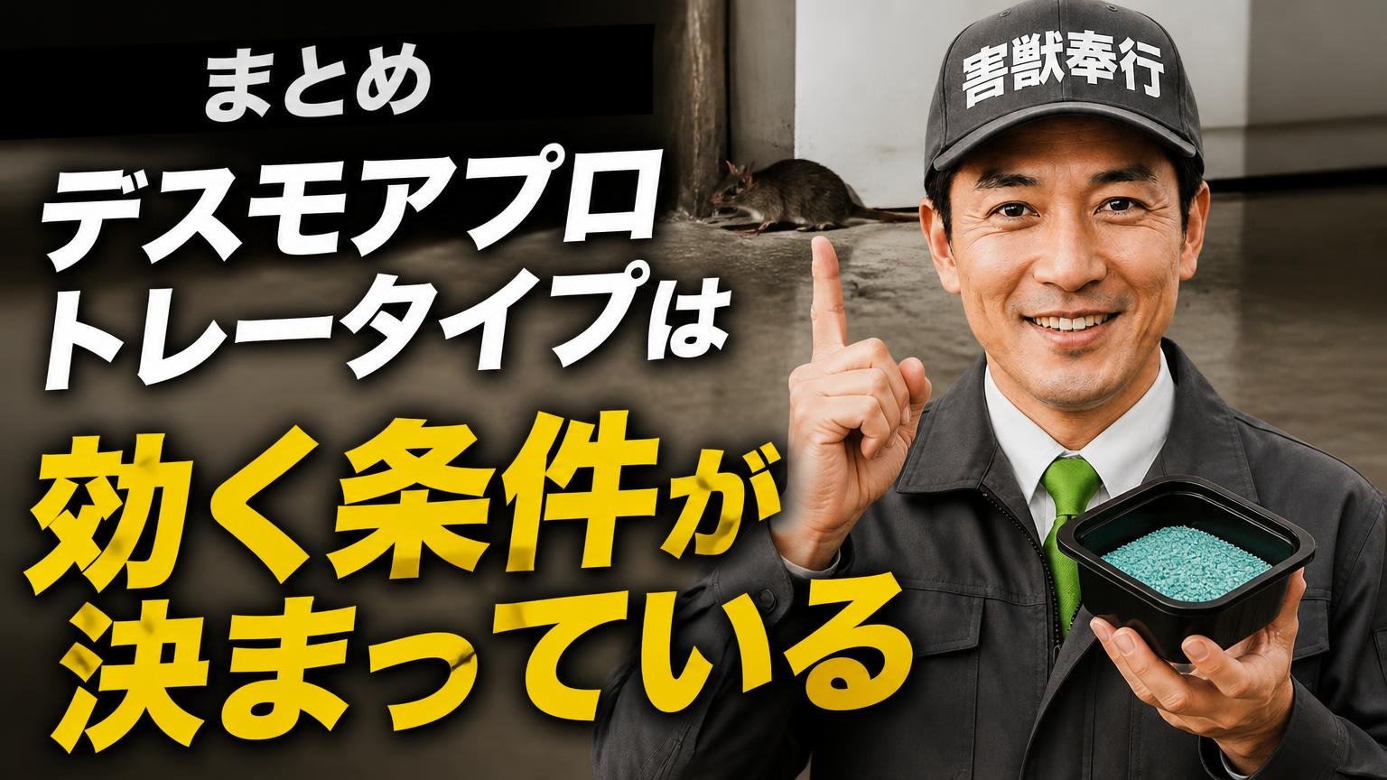 まとめ｜デスモアプロ トレータイプは「効く条件が決まっている」商品