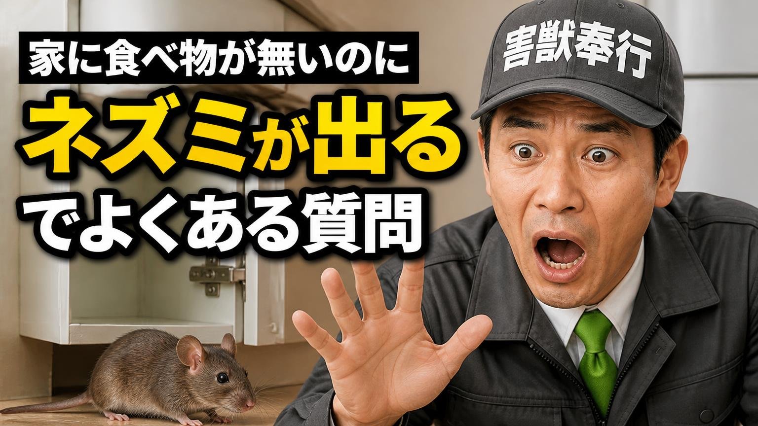 「家に食べ物が無いのにネズミが出る」でよくある質問